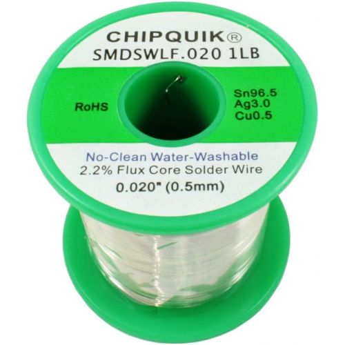  ChipQuik LF Solder Wire 96.530.5 TinSilverCopper no-clean .020 1lb