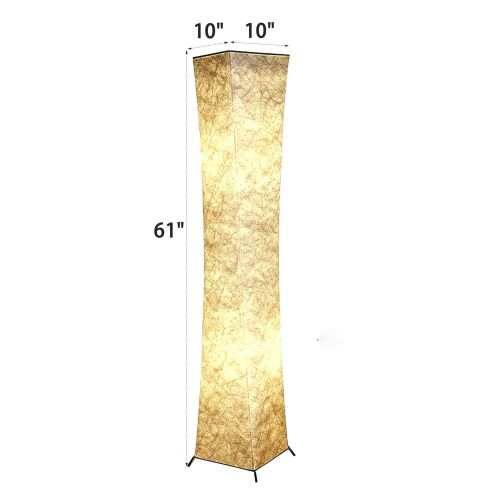  Chiphy CHIPHY Floor Lamp, Standing Lamp, Color Changing and dimmble Smart RGB with Remote Control and Purple White Fabric Shade, Modern Lighting for Living Room and Bedroom(101052 inches)