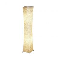 Chiphy Floor Lamp, CHIPHY Floor Lamps for Bedroom, White Fabric Shade and 2 LED Bulbs, Modern and Decorative Standing Light for Living Room and Office(7.97.952 inches)