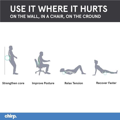  [아마존베스트]Plexus Chirp Wheel for Back Pain, Stretches and Strengthens Core Muscles, Relieves Strain to Muscles and Ligaments, Helps Prevent Herniated/Bulging Discs, Arthritis, and Osteoporos