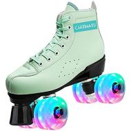 Chiximaxu Children Roller Skates for Girls Boys Beginner Speed Quad Skate Shoes for Adults