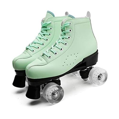  Chiximaxu Children Roller Skates for Girls Boys Beginner Speed Quad Skate Shoes for Adults
