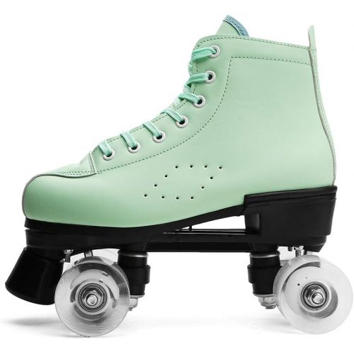  Chiximaxu Children Roller Skates for Girls Boys Beginner Speed Quad Skate Shoes for Adults