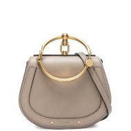 Chloe Small Nile Calfskin & Suede Bracelet Bag