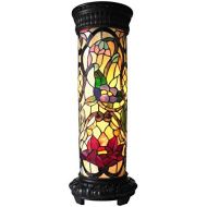 Chloe Lighting CH19040RF30-PL2 Roselle Tiffany-Glass Fixture with 30 Tall, 30 x 11 x 11, Multicolor