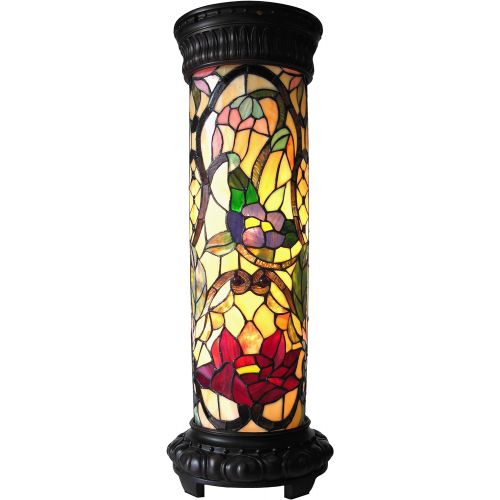  Chloe Lighting CH19040RF30-PL2 Roselle Tiffany-Glass Fixture with 30 Tall, 30 x 11 x 11, Multicolor