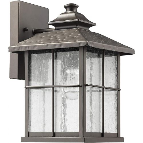  Chloe Lighting CH822045RB12-OD1 Transitional 1 Light Rubbed Bronze Outdoor Wall Sconce 12 Height, Oil Rubbed Bronze