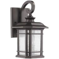 Chloe Lighting CH22021RB17-OD1 Franklin Transitional 1-Light Rubbed Bronze Outdoor Wall Sconce 17 Height