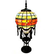 Chloe Lighting CH815692GM11-TL1 Tiffany -Style 1 Light Table Lamp, 11 x 11 x 27, Multi