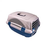 Choco Nose H165 19.8 Inch, Double Locked Durable Pet Carrier, Travel Pet Crate, Pet Kennel, for Pets Under 12 Lb, Mini to Small-sized Dog, Cat, Rabbit, Chinchilla