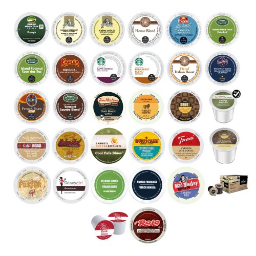  Chocolate Flavored, Variety Pack of Assorted Coffees and Beverages, K-Cup and RealCup Portion Pack for Keurig Brewers, 39 Count