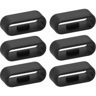 [아마존베스트]Chofit 18MM Width Band Keeper Compatible with Garmin Vivosmart HR/HR Plus Fastener Loops Replacement Band Holder, 6 Pack Fasteners for Gear Fit2 Pro/Approach X40/Approach X10 Bands