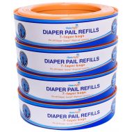 [아마존베스트]ChoiceRefill Compatible with Diaper Genie Pails, 4-Pack, 1080 Count