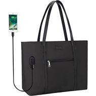 [아마존베스트]USB Laptop Tote Bag,Chomeiu Woman 15.6 inch Laptop Organizer Bag Teacher Work Purse (Black)