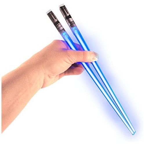  [아마존베스트]Chop Sabers Light Up LightSaber Chopsticks, Blue Pair