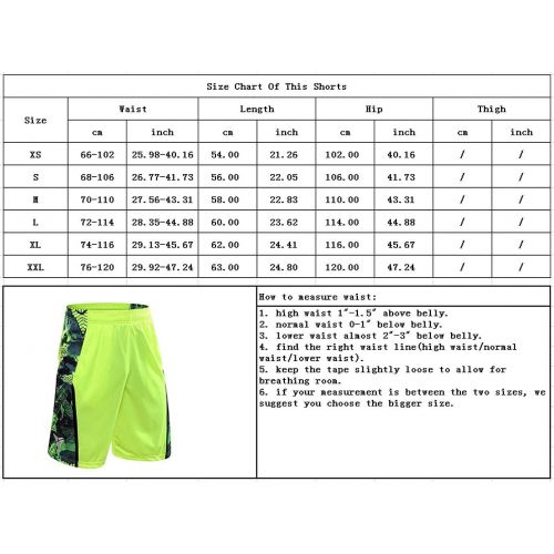  Chouyatou chouyatou Mens Outdoor Sports Quick-Dry Breathable Gym Basketball Shorts Zipper Pockets