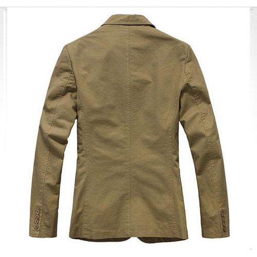  Chouyatou chouyatou Mens Cotton Casual Slim Fit Suit Jacket
