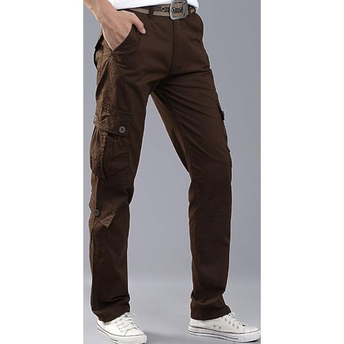  Chouyatou chouyatou Mens Outdoor Sports Loose Fit Versatile Multi-Pockets Cargo Pants