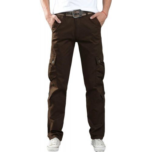  Chouyatou chouyatou Mens Outdoor Sports Loose Fit Versatile Multi-Pockets Cargo Pants