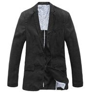 Chouyatou chouyatou Mens Lightweight Half Lined Two-Button Suit Blazer
