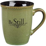 [아마존베스트]Christian Art Gifts Sage Green Stoneware Coffee/Tea Mug | Be Still  Psalm 46:10 Bible Verse | Inspirational Coffee/Tea Cup for Men and Women, 13 Ounce