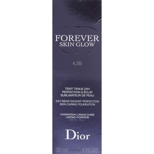  Dior Forever by Christian Dior Skin Glow 24h Skin Caring Foundation 4, 5n Neutral/glow Spf 35, 1.0 Ounce