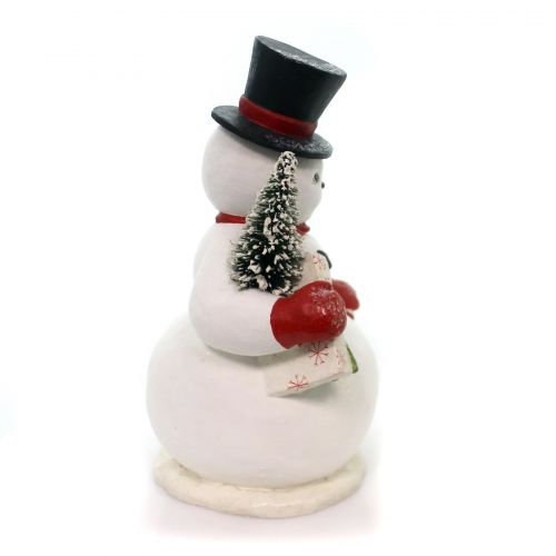  Christmas SNOWMAN SAM Paper Top Hat Candy Cane Present Td6088