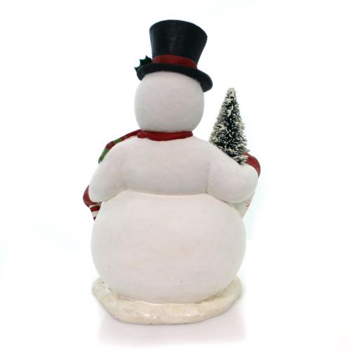  Christmas SNOWMAN SAM Paper Top Hat Candy Cane Present Td6088