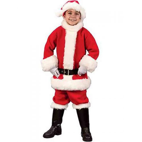  Christmas Child Santa Flannel Suit