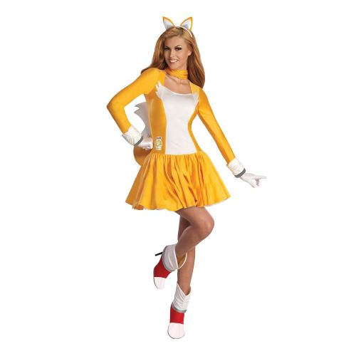  Rubie%27s Rubies Costume Sonic The Hedgehog Adult Tails Dress and Accessories