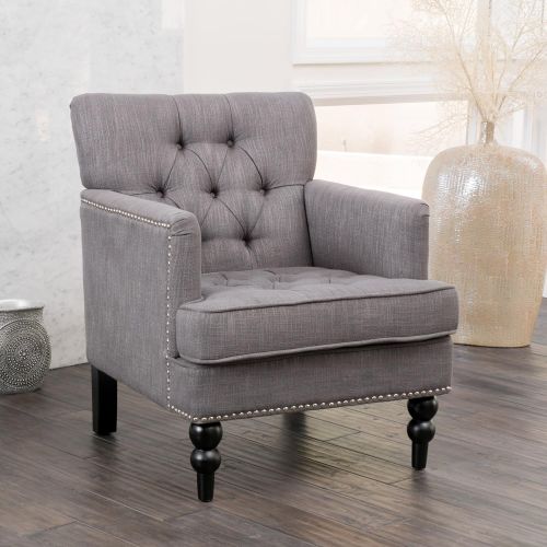  Christopher Knight Home 237357 Malone Grey Club Chair, Charcoal