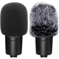 ChromLives Microphone Cover Microphone Windscreen Foam Cover for Blue Yeti, Yeti Pro Condenser Microphone