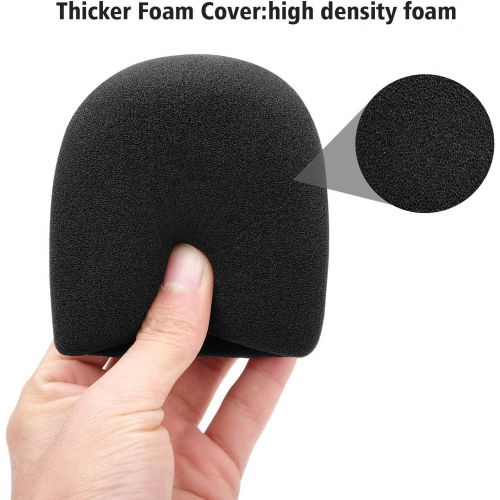  ChromLives Microphone Cover Microphone Windscreen Foam Cover for Blue Yeti, Yeti Pro Condenser Microphone