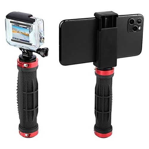  Camera Handle Grip Mount, ChromLives 1/4 Camera Stabilizer, DSLR Top Handheld Grip with 1/4 Male Screw for Digital Video Camera Camcorder Action Camera LED Video Light Smartphone 2