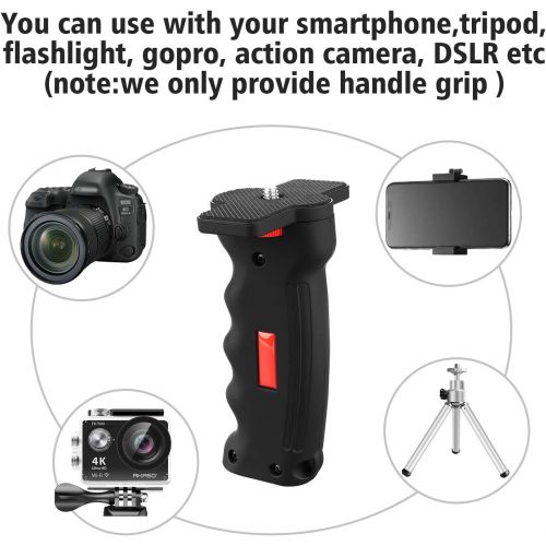  Camera Handle Grip,1/4 Camera Handheld Stabilizer with Wrist Strap,Chromlives Handle Grip Support Mount for DSLR Camera Camcorder Smartphone Action Camera Led Video Light