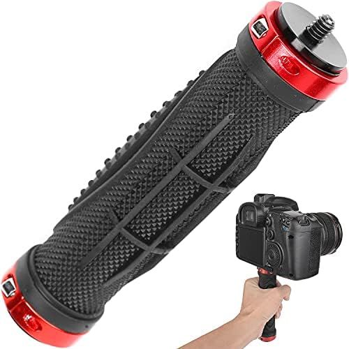 ChromLives Camera Handle Grip Support Mount Universal Handlegrip Camera Stabilizer with 1/4 inches Male Screw for Digital Video Camera Camcorder Action Camera LED Video Light Smart