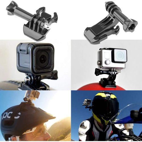  Buckle Mount Compatible with Gopro,Anti Rust J Hook Mount Compatible with Gopro Hero 9 8 7 6 5 4 3,ChromLives Stainless Steel Vertical Surface J-Hook Quick Release Buckle Clip with