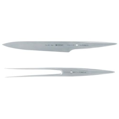  Chroma by F. A. Porsche Type 301 Carving Fork and 8-Inch Chefs Knife