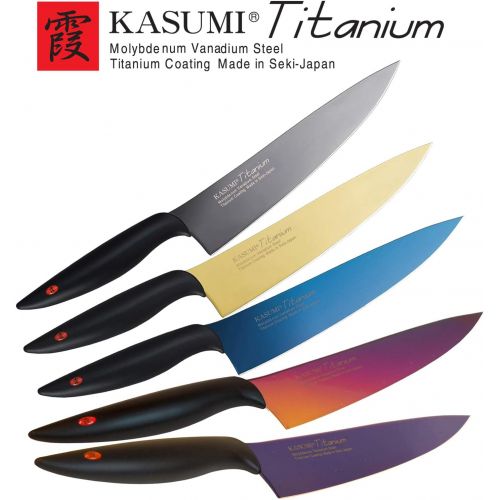  Chroma KTB4 Kasumi Titanium Coated 4 34 Inch Utility Knife Kitcen cutlery 4 34 Multicolor