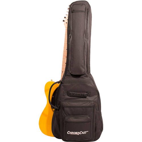  ChromaCast 6-Pocket Electric Guitar Padded Gig Bag with Accessories