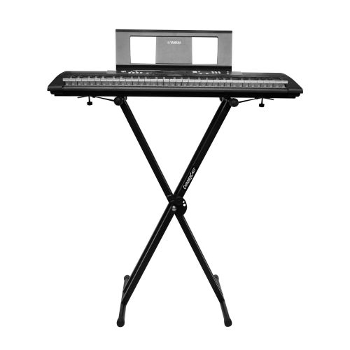  ChromaCast CC-KSTAND Double Braced X-Style Pro Series Keyboard Stand with Locking Straps