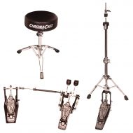 ChromaCast CC-VS-KIT-4 Two Legged Adjustable Hi Hat Stand with Double Bass Pedal