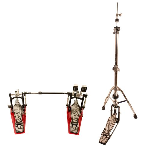  ChromaCast Pro Series Braced Hi Hat Stand with Chain Drive Double Bass Pedal (CC-PS-900-KIT-2)