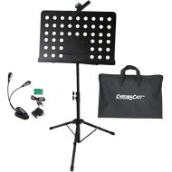 ChromaCast FBA CC-PS-MSTAND-KIT-1 Pro Series Metal Stand Performance Pack with Carry Bag, Music Sheet Clip On Adjustable Light