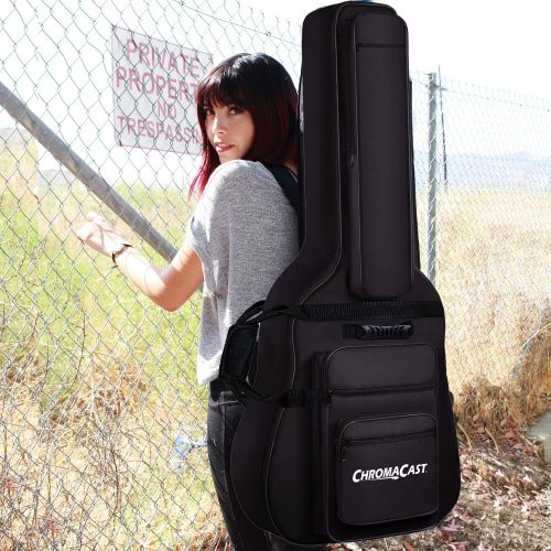  [아마존베스트]ChromaCast CC-A3/4PB-BAG-KIT-1 3/4 Size Acoustic Gig Bag with Pick Sampler & Strap