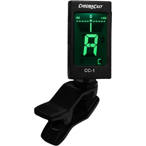  [아마존베스트]ChromaCast CC-1 Clip-on Tuner for Guitar, Bass, Violin, Ukulele & More