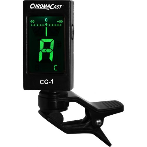  [아마존베스트]ChromaCast CC-1 Clip-on Tuner for Guitar, Bass, Violin, Ukulele & More