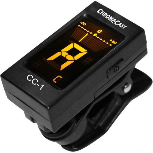  [아마존베스트]ChromaCast CC-1 Clip-on Tuner for Guitar, Bass, Violin, Ukulele & More