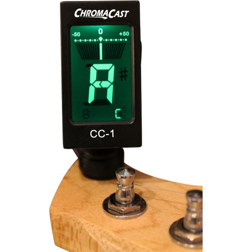 [아마존베스트]ChromaCast CC-1 Clip-on Tuner for Guitar, Bass, Violin, Ukulele & More