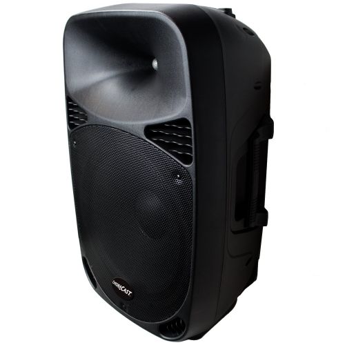  ChromaCast Portable PA 2 Channel 2 Way Active 150 watt Sound System w Bluetooth, Microphone & Stand